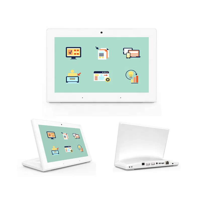 DDP 8 Inch L Shape Commercial Android 8.1 RK3288 Tablet Touch OEM POE POS PC Android Tablet