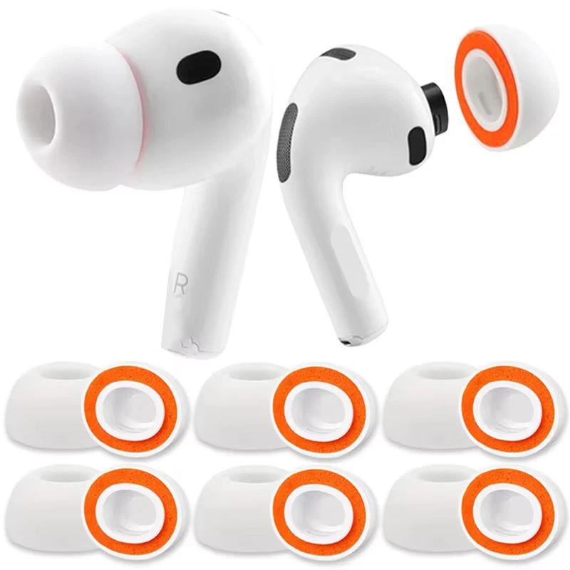 Memory Foam Eartips Cap For AirPods Pro 1 Pro 2 Silicone Ear Cushion Replacement Headphone Ear Pads Accessory Earbuds Repair Kit
