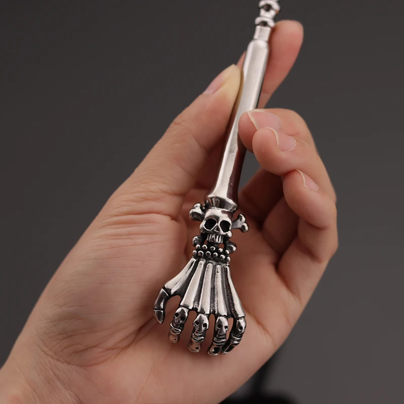 New Skull Hand Urethral Plug Horse Eye Stick Stainless steel Urethral Dilator Penis Stimulation Catheters BDSM Sex Toys for Men