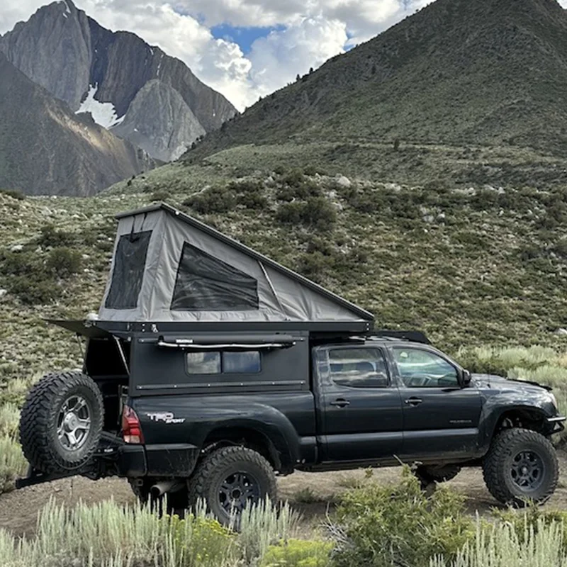 Top Quality Popup Camper Wedge Lightweight Soft Wall Overland Camper Built for Ranger Tacoma Hilux and BYD Shark 6