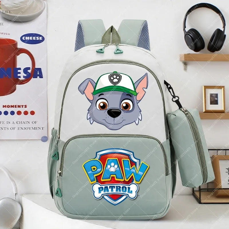 باو باترولز الأطفال أنيمي لطيف على ظهره مجموعة حقائب قلم رصاص سكاي تشيس الكرتون المدرسية صبي فتاة حقيبة كتب Kawaii القرطاسية الهدايا