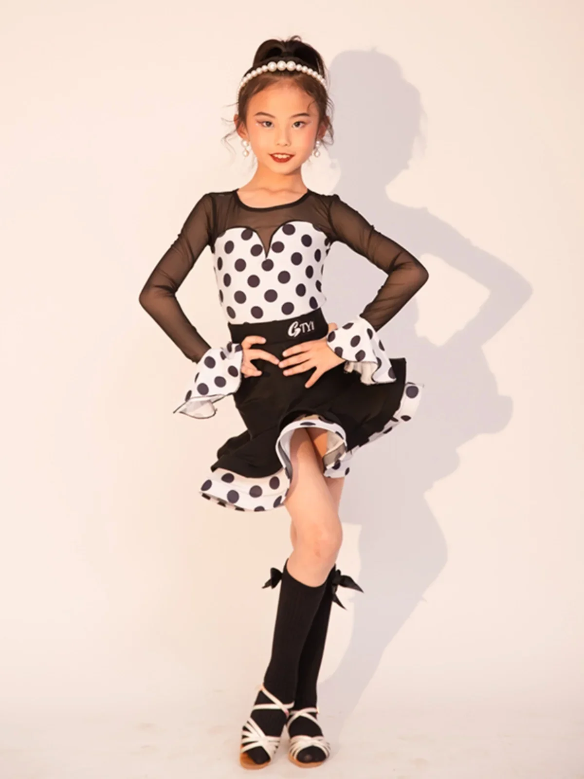 Polka Dot Long Slee… - image