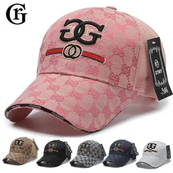 Women Men Letter Embroidery Baseball Hat Outdoor Sunscreen Adjustable Snapback Caps Couple Hip Hop Breathable Trucker Hats