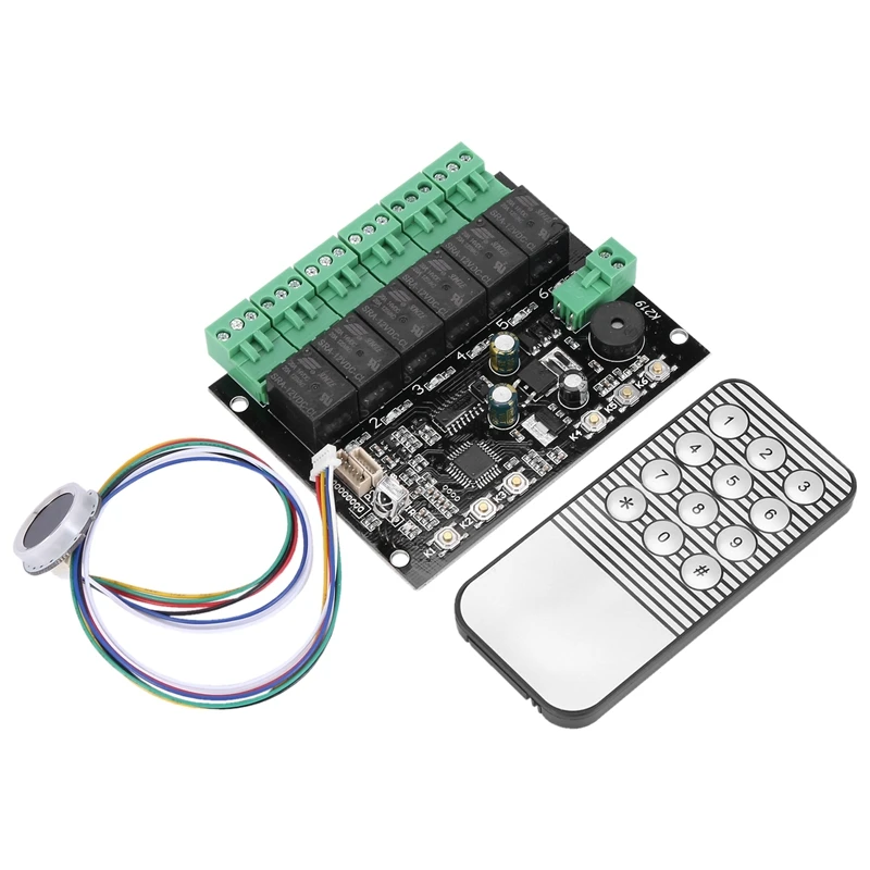 

K219-A+R502-A Programmable Time Relay Fingerprint Infrared Remote Control Board