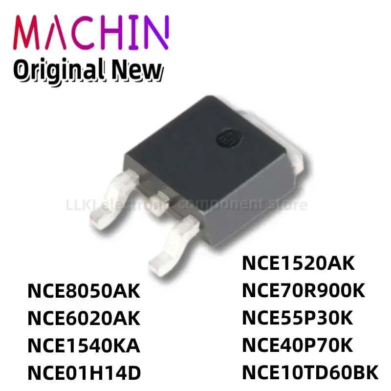 1pcs NCE8050AK NCE6020AK NCE1540KA NCE01H14D NCE1520AK NCE70R900K NCE55P30K NCE40P70K NCE10TD60BK TO252 MOS Fet.