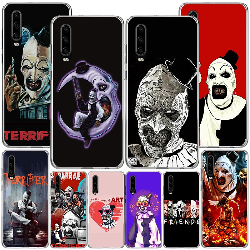 Horror Movie Terrifier Phone Case For Huawei P40 P30 P20 P10 Lite Mate 20 10 Pro P Smart Z Y5 Y6 Y7 Y9 Personalized Print Cover