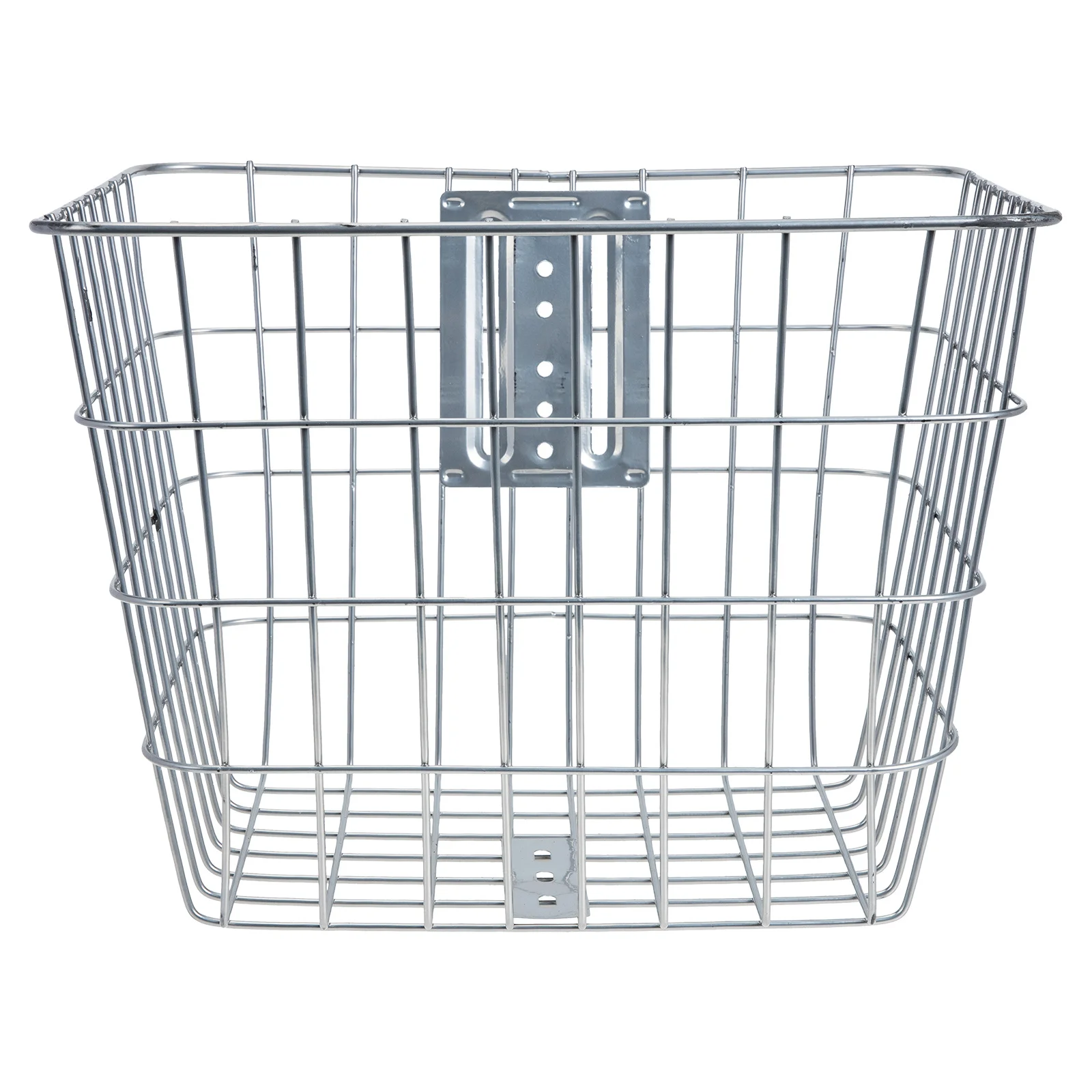 

Bicycle Front Basket Heavy Duty Iron Wire Construction Anti-Rust Cycling Handlebar Basket for Bikes Storage with Stable