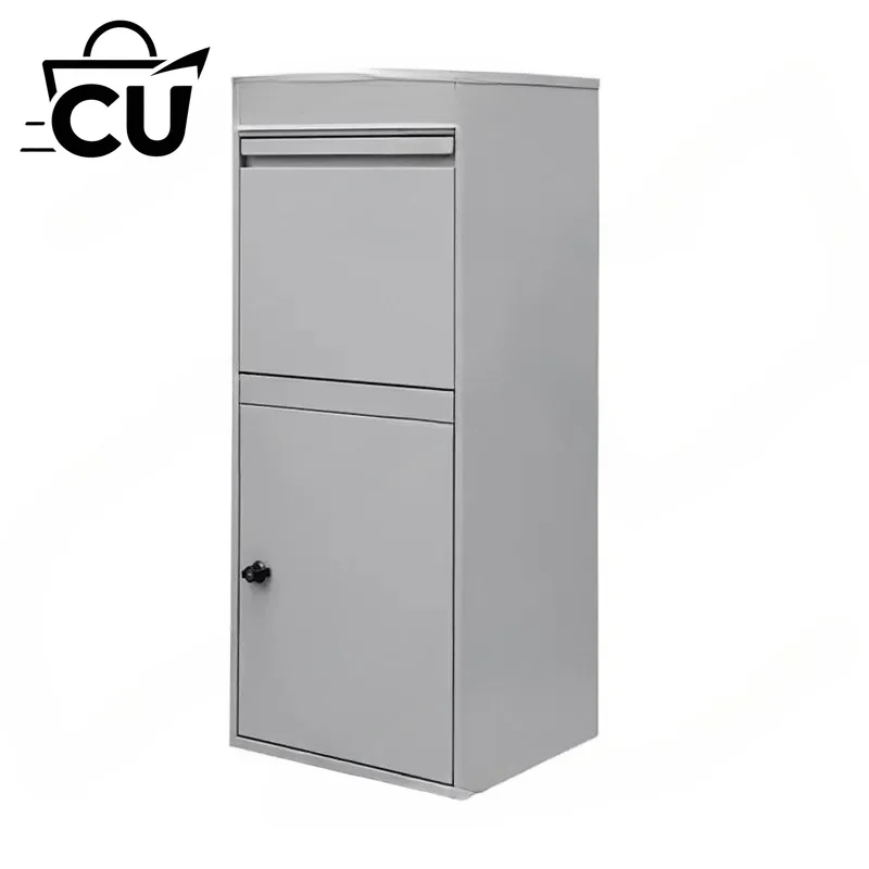 Wall Mounted Weatherproof Lockable Anti-theft Mailbox Parcel Drop Box Outdoor Parcel Box