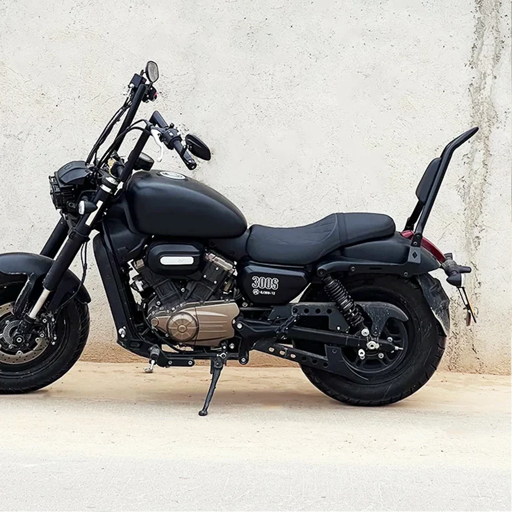 High quality backrest For QJMOTOR SRV250 SRV300 SRV300S Flash 300 backrest quick detachable pointed bow backrest rear armrest