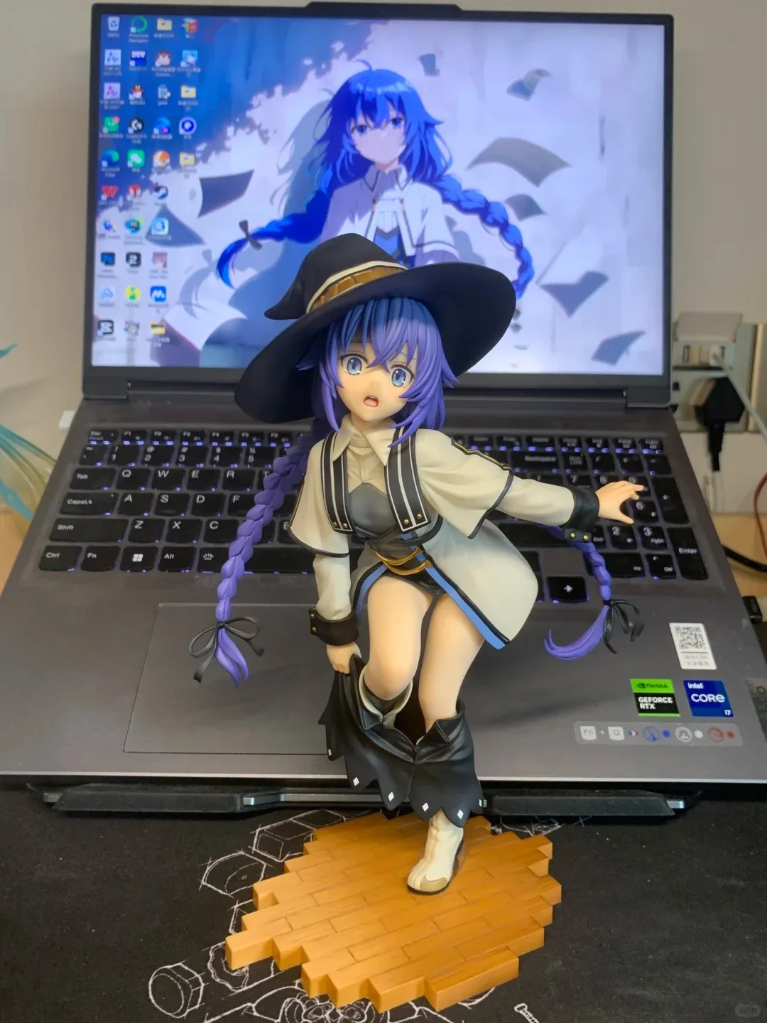 21 cm große Magierfigur Roxy Migurdia aus dem Anime Mushoku Tensei: Jobless Reincarnation, PVC-Sammelfigur für Erwachsene, Modellpuppe, Spielzeug – Detail 5