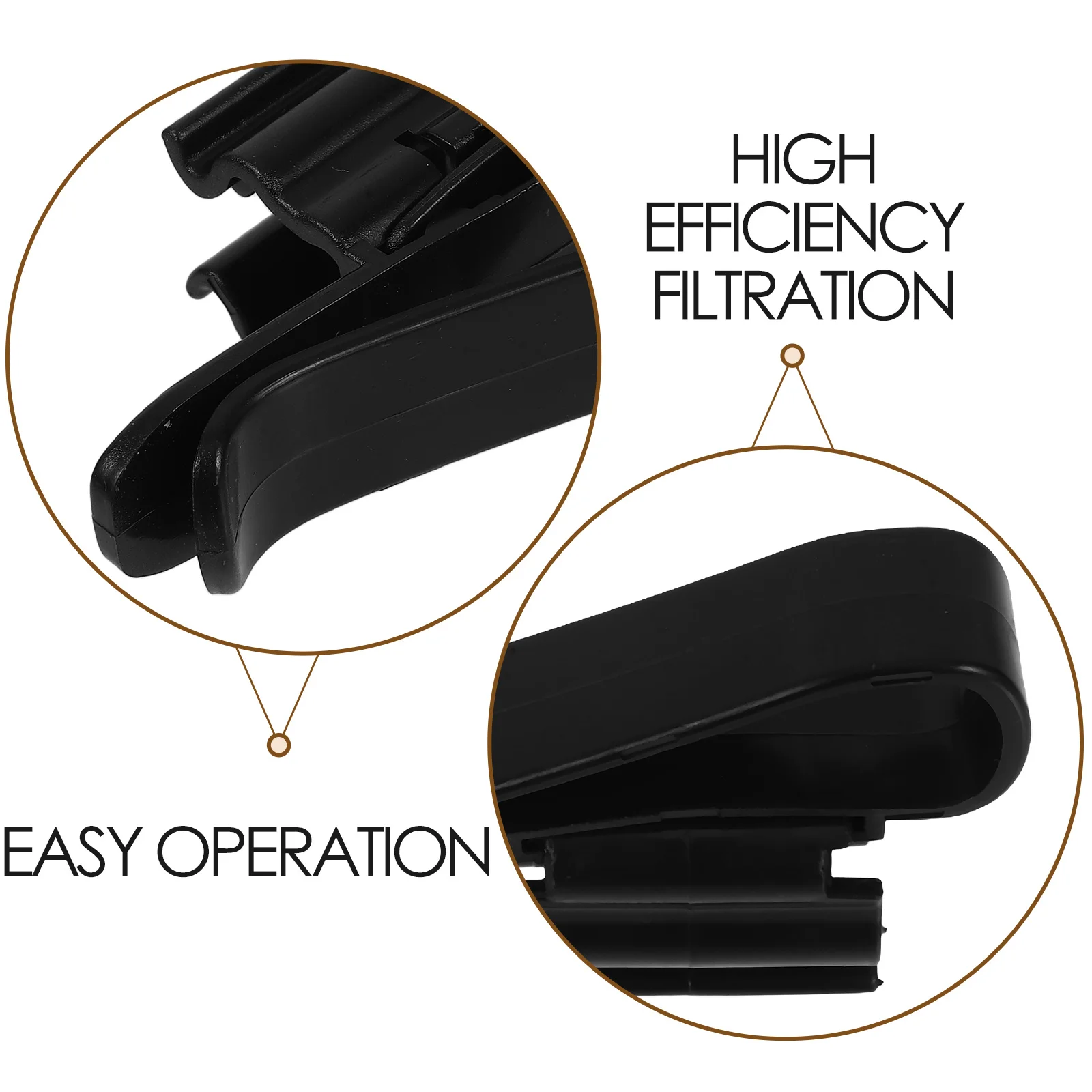 

8Pcs Aquarium Hose Clamps Durable Plastic Tube Clips for Fish Tank Water Pipes Stable Connection Easy Operation Aquarium