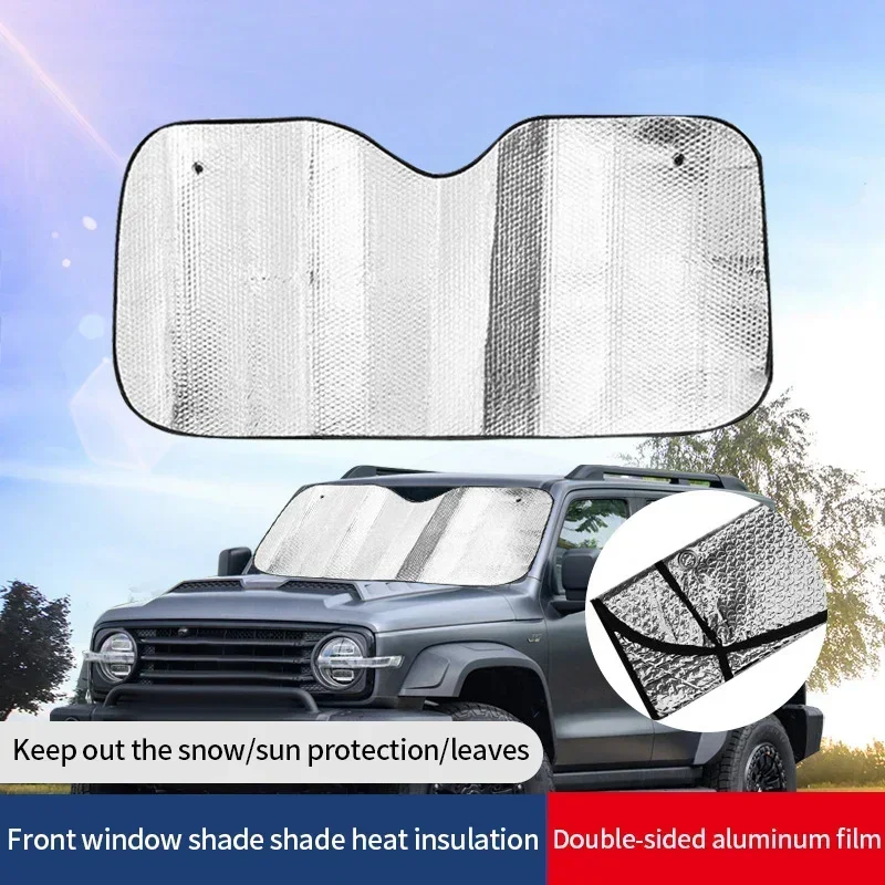 Sun Shade for Car Windshield Front Window Sun Protector Heat Shield UV Block Foldable Auto Sunshade for Summer - view 2