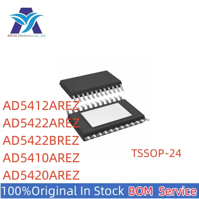 AD5412AREZ AD5422AREZ AD5422BREZ AD5410AREZ AD5420AREZ TSSOP-24 12/16 bit Digital to analog converter Series  BOM Service Offer