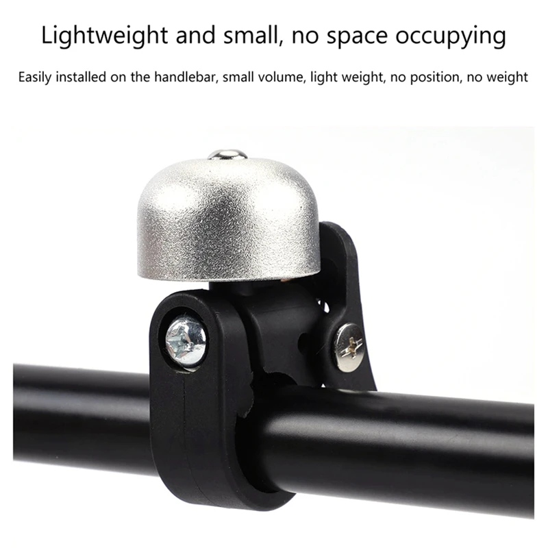 Scooter Bell Horn Stainless Steel Bell Mount For Xiaomi M365 Electric Scooter Loud Siren Bike MTB Bells Accessories