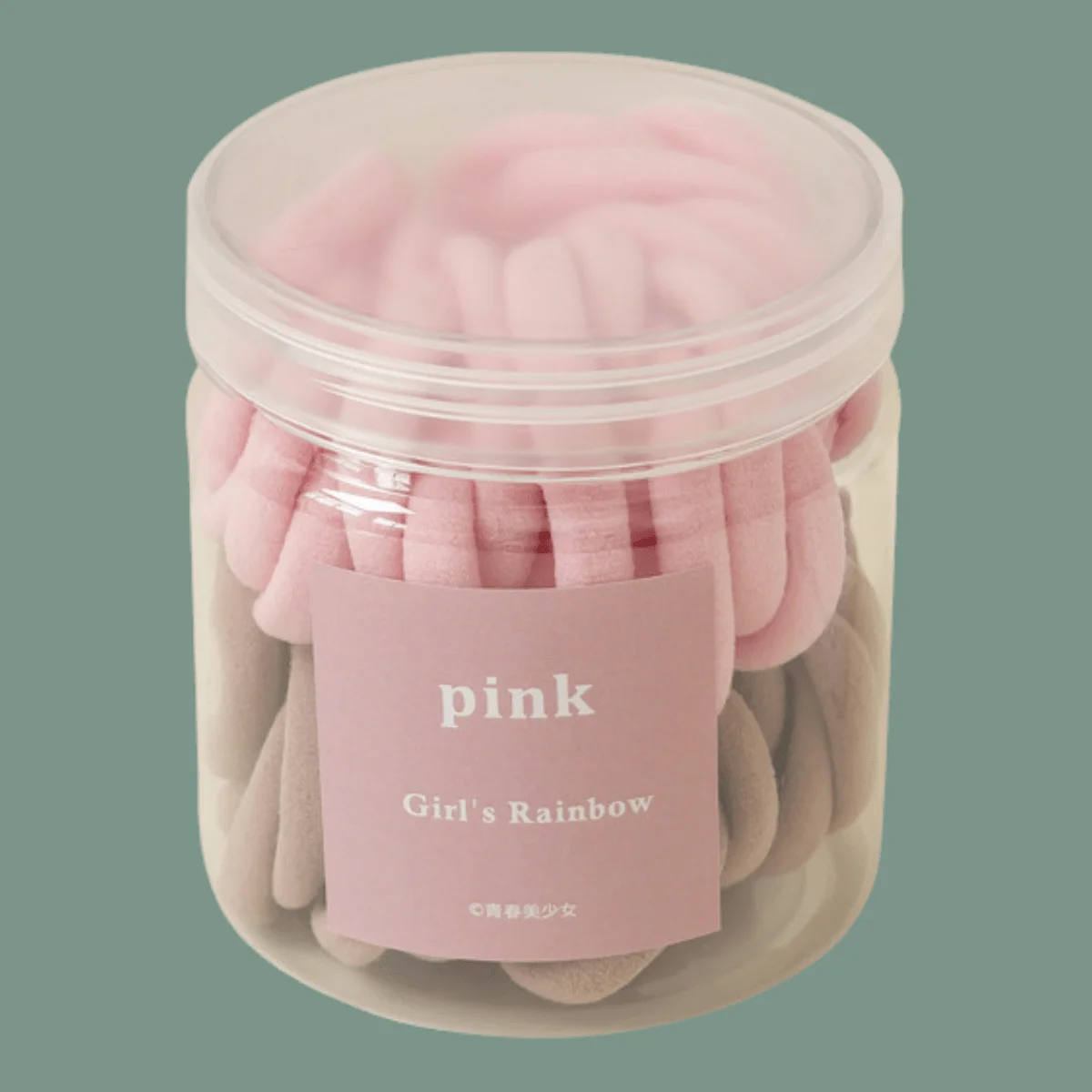 

50pcs Seamless Hair Ties Gradual Color Change High Elasticity Candy Color Hair Elastic Ropes for Girls Women Hair Accessories