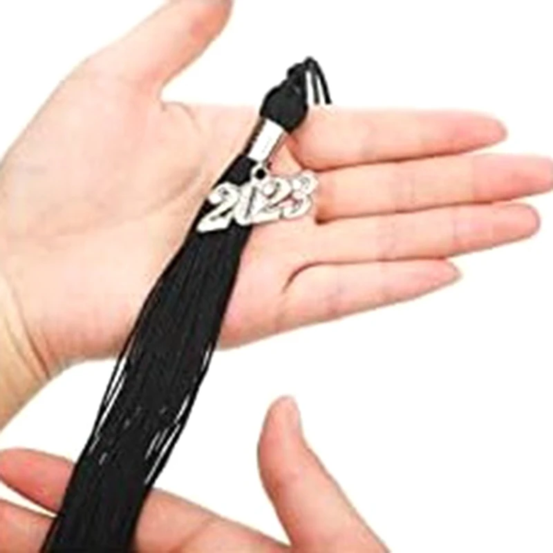 36Pcs Graduation Tassels-2023 Silver Charms Graduation Cap Decoration Graduation Tassels For Graduation Ceremony/Party