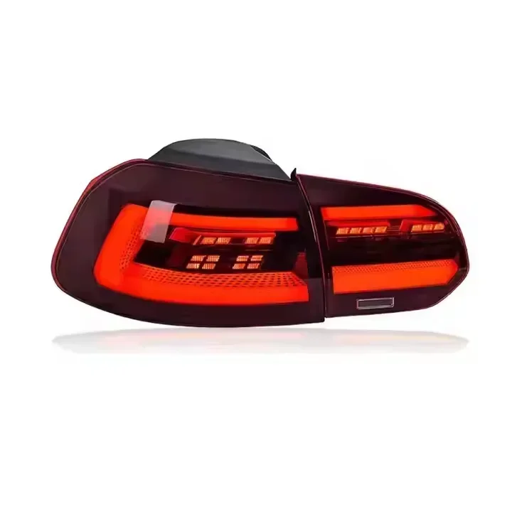 SJC Accessori Auto per VW Volk Golf 6 MK6 Fanali Posteriori Sistema 08-13 LED Turno Freno Luci di Coda Fendinebbia Luci di Guida Dinamiche