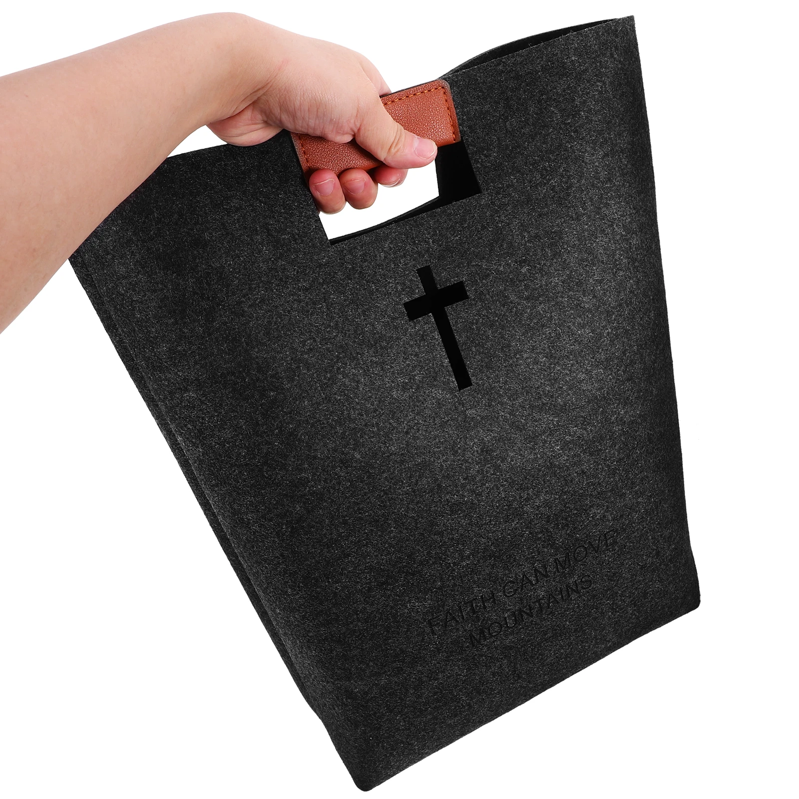 

Felt Tote Bag Handbag Bible Grocery Shopping Large Capacity Storage Women Religious Gifts Church Travel Accessories