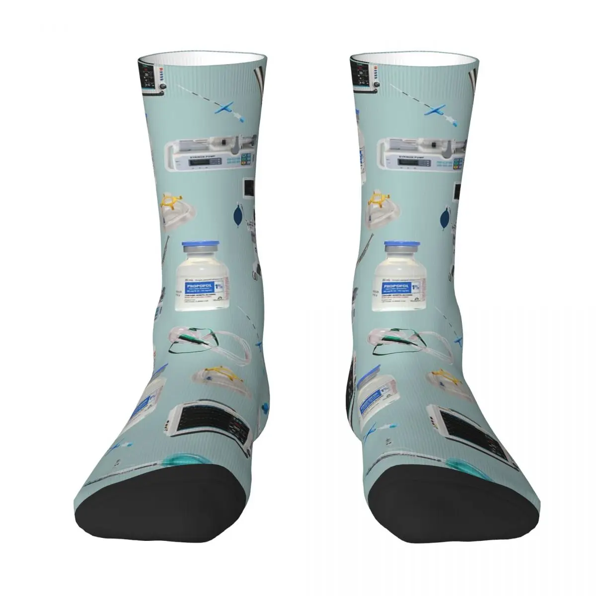 Tools Of The Trade SPACE BLUE Anesthesia Doctor Men Women Socks Motion Beautiful Spring,Dressing Gifts