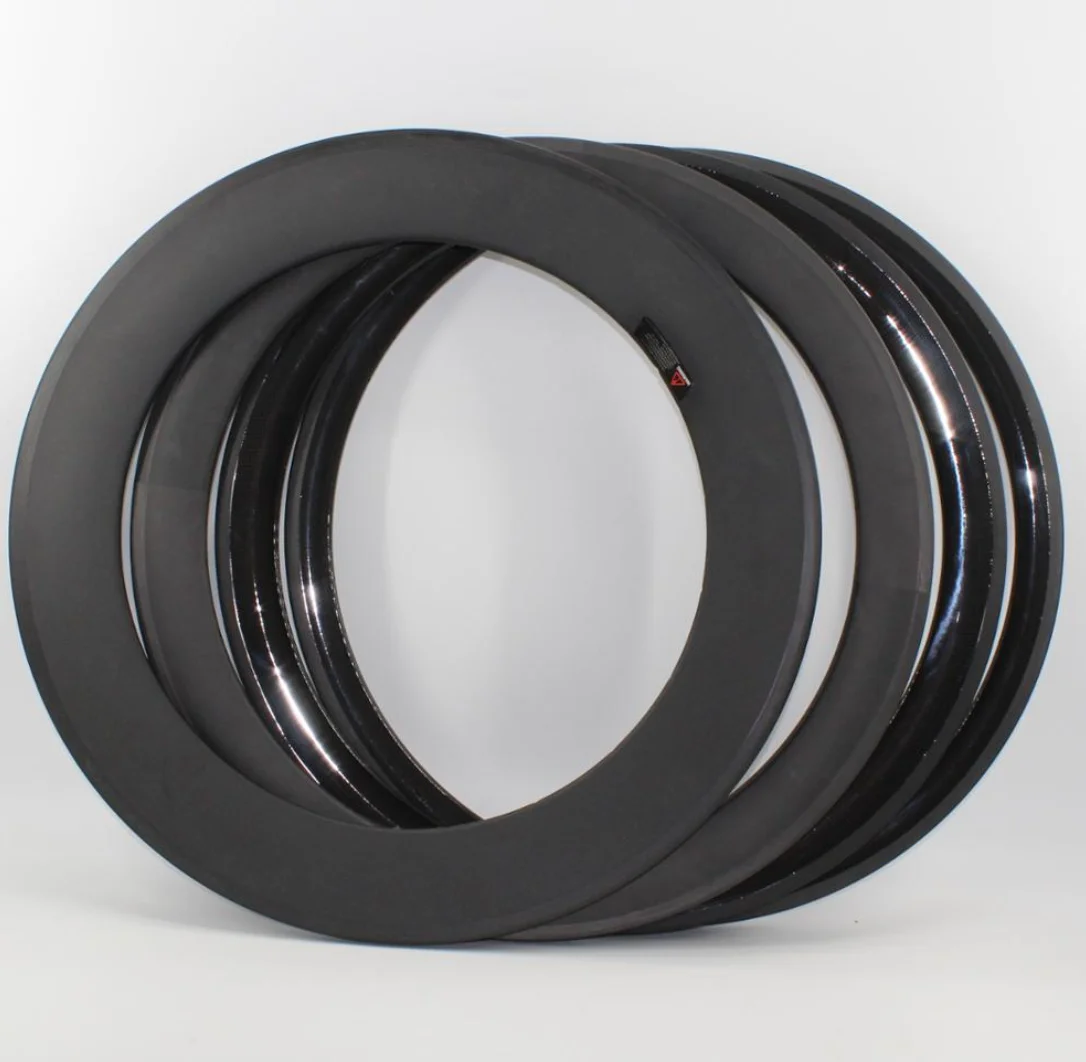 Light 28mm Wide 700c Road Bike Wheel Rim Super Light Carbon Bicycle Rim Asymmetric 2.5 Carbon Rim