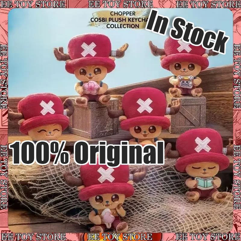 

In Stock Authentic Hot Toys One Piece Chopper COSBI Plush Keychain Blind Box Trendy Toy Anime Figures Collect dolls Toy