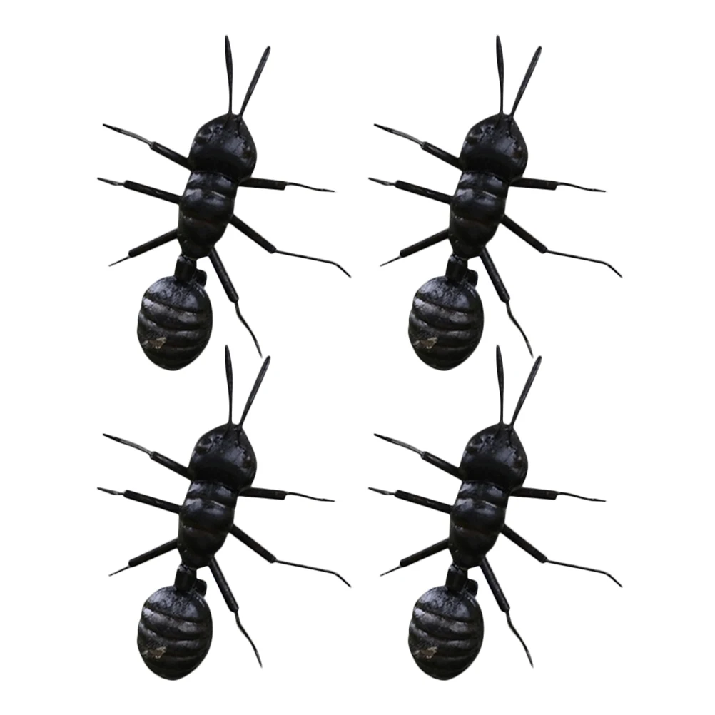 

4 Pcs Statue Desk Decorations Miniature Figurines Sculpture Cute Ant Decor Indoor Garden Ornament Home Office Decor
