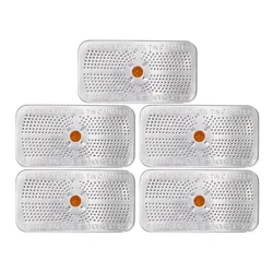 5 Pcs Desiccant Dehumidifier Home Moisture Absorbing Packets Car Aluminum Box Reusable