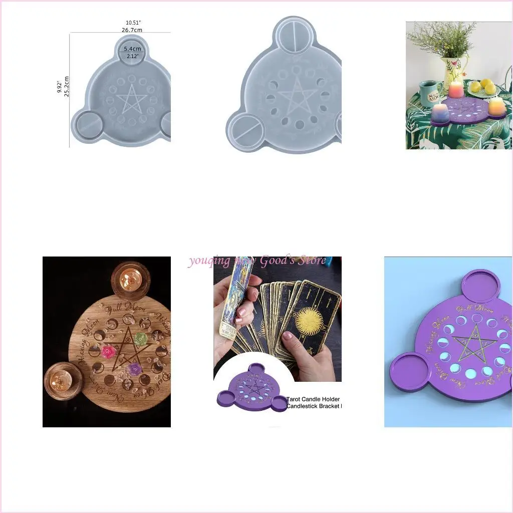 

57QA Suitable for Various Festivals Tarot Silicone Casting Mold Holders