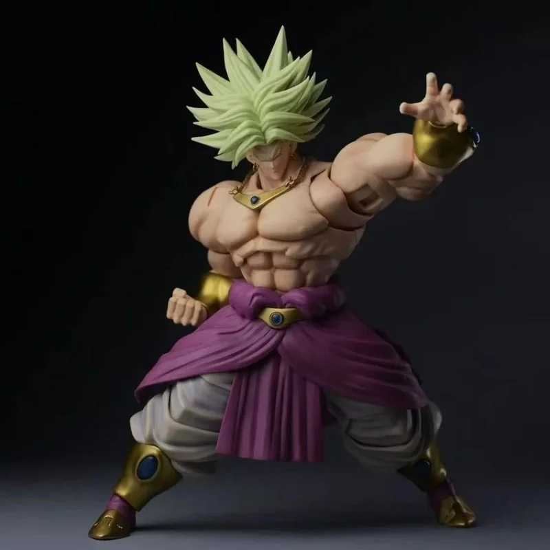 

In Stock ZT Studio Broly Ancient Warrior Green Hair02 Articulated Action Figure Anime Model Desktop Collection Ornament Toy Gift