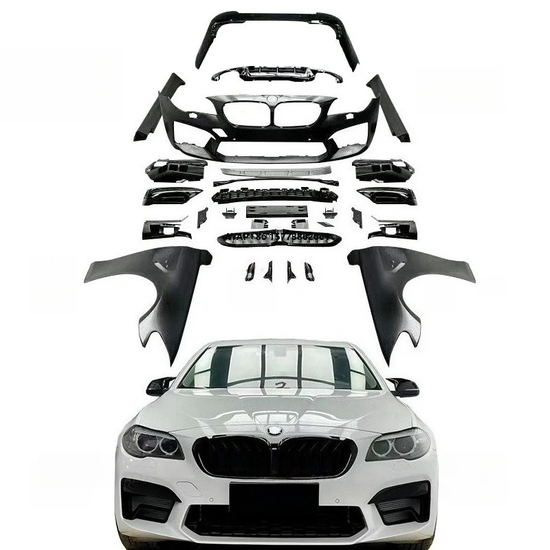 

Upgrade to 2021year G30 M5 Style Body Kit Plastic Car Bumpers for 5 Series F10 F18 2011-2017year