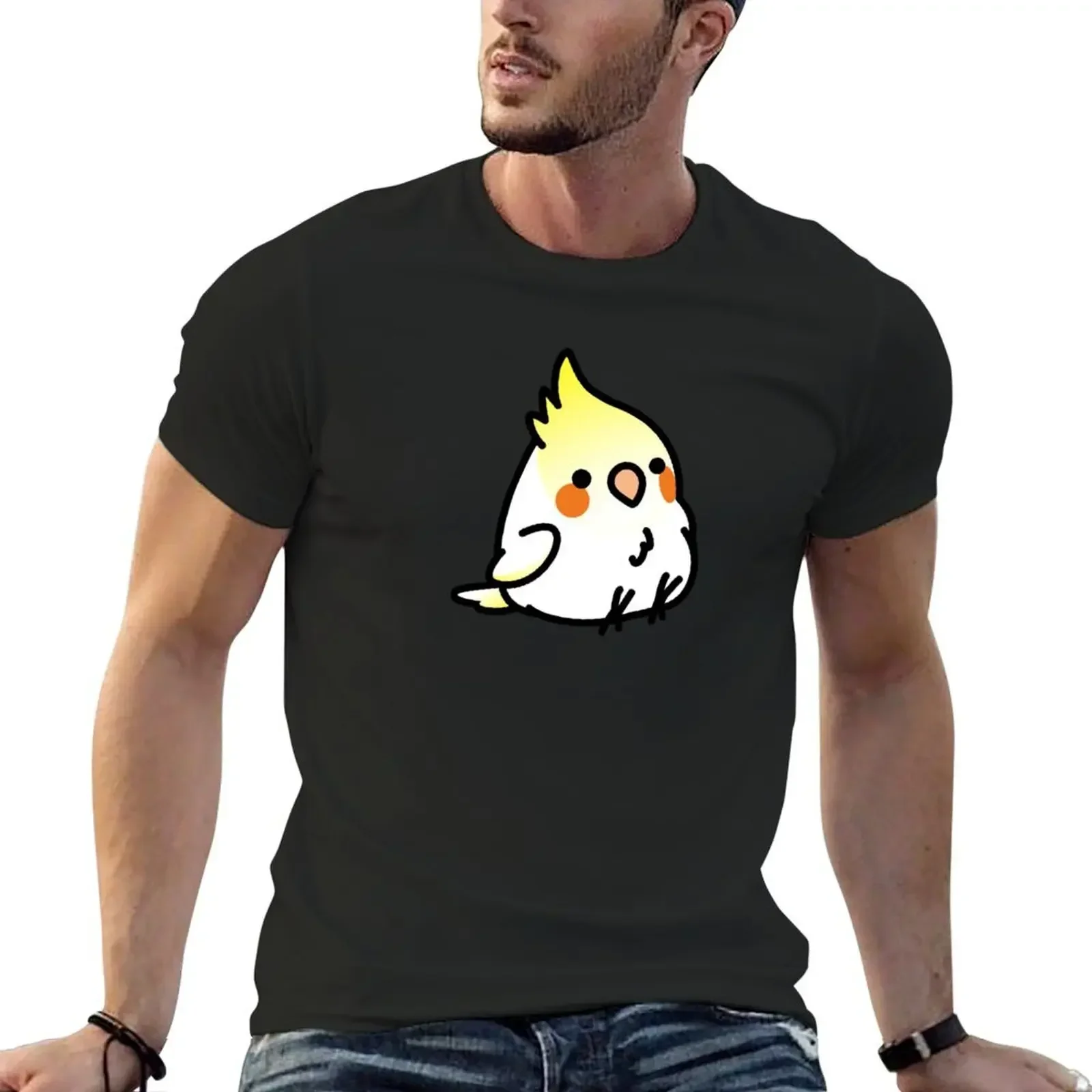 Scooty the Special Needs Cockatiel T-Shirt anime stuff shirts graphic tees anime t shirts for men cotton