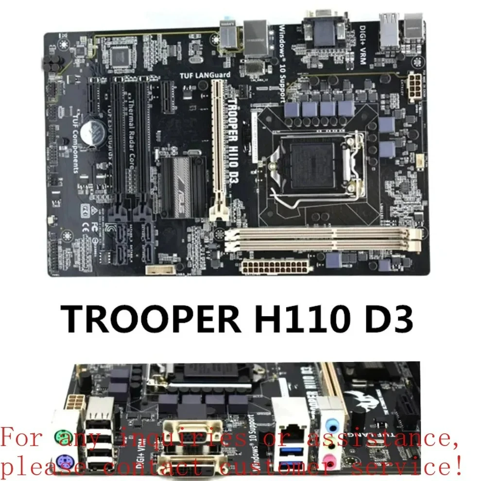 For ASUS H110M B150M H170M Z170M-A-C-D-E-PLUS-D3 main board M32CD   (store code: 0618)