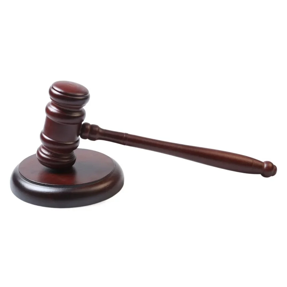 High Quality Durable Wooden Judge Hammer Handcrafted Delicate Wood Adjudgement Gavel For Auction Lawyer Sound Hand Tools