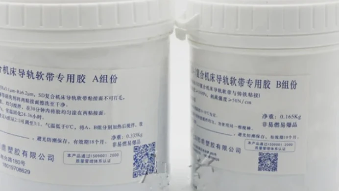 CNC Machine Tool Guide Fit for PTFE Turcite Special A + B Glue Special Glue For Guide Rail 1set