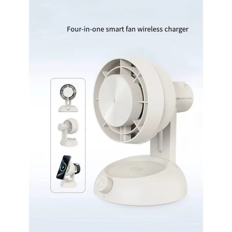 B16C-Qi2.2 Standard 4-In-1 Magnetic Wireless Charger Charging Station 25W With Cooling Fan, Multi-Region Compatibility