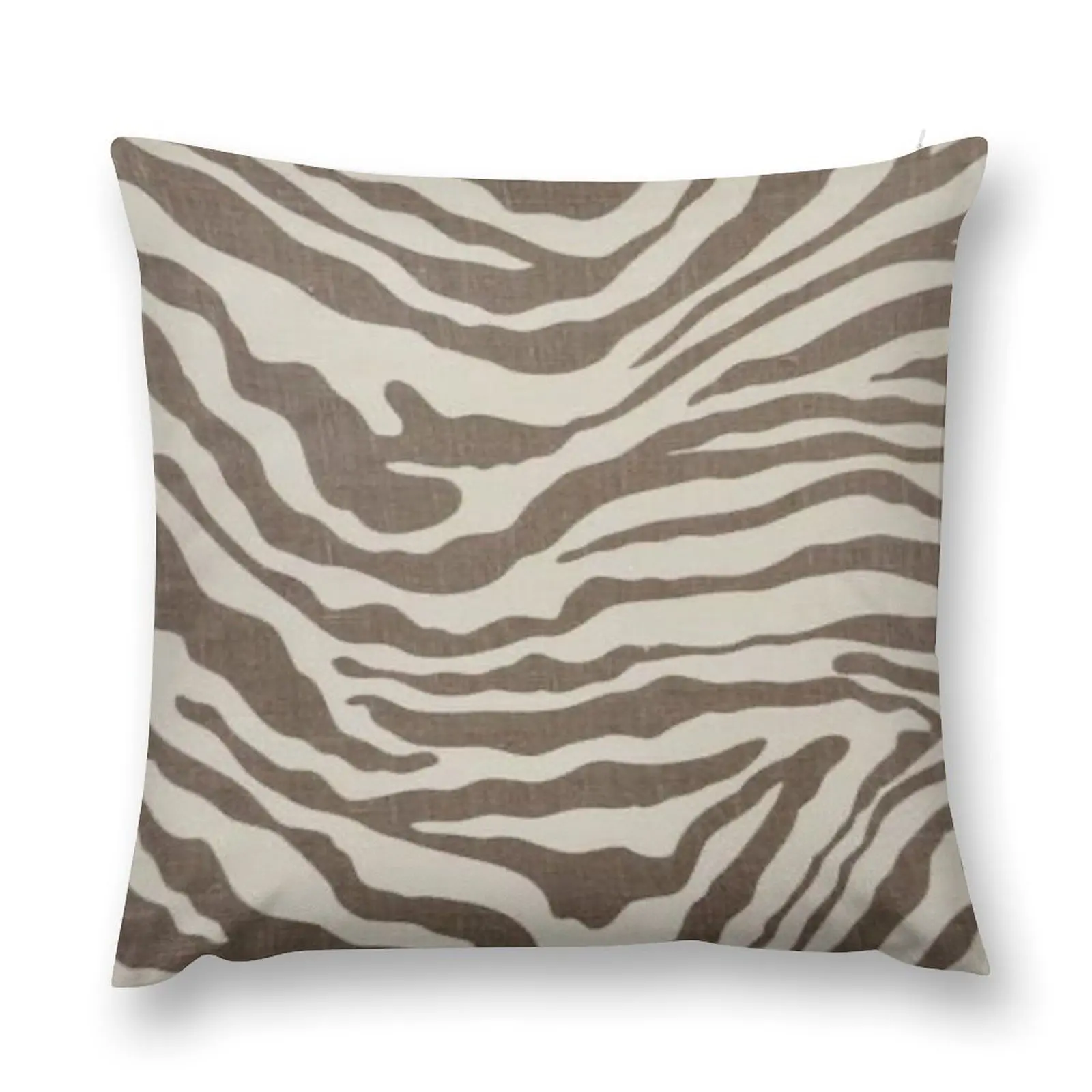 

Beige and cream zebra print Throw Pillow christmas supplies Christmas Pillow Covers Pillowcases For Pillows pillow