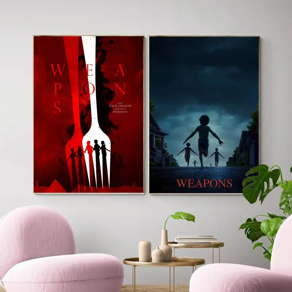 Weapons Painting Calligraphy Canvas Poster Wall Art Aesthetic Home Decoration for Living Room