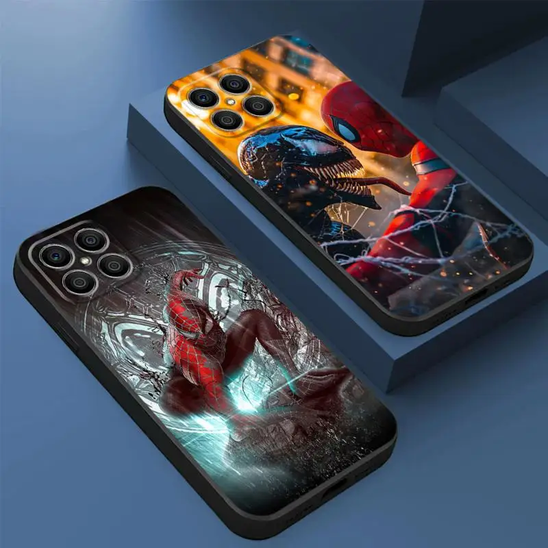 SpiderMan Venom Marvel Case for Huawei Honor X8 X8a 90 Lite X9a 8a 70 X7 Magic5 Pro X6 X6a P30 P20 P40 Soft Funda Phone Cover