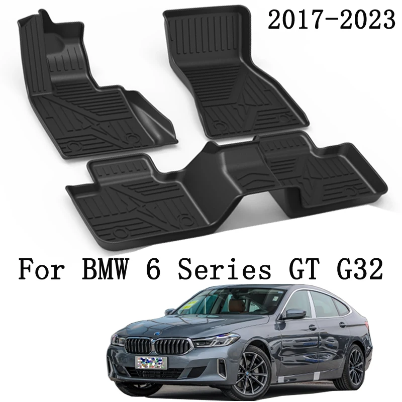 

Автомобильные коврики LHD для BMW 6 серии GT G32 2019 2021 2022 2023 TPE, автоматические автомобильные коврики с левым рулем, коврики, аксессуары для ковра