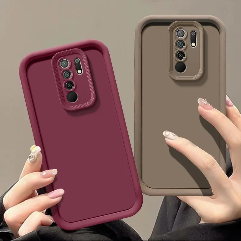 For Redmi Note 8  Pro Case Redmi Note 7 Prime Note 8 Note 9 9s 9 Pro Max Curly Wave Hybrid Shockproof Bumper Cover Soft Fundas