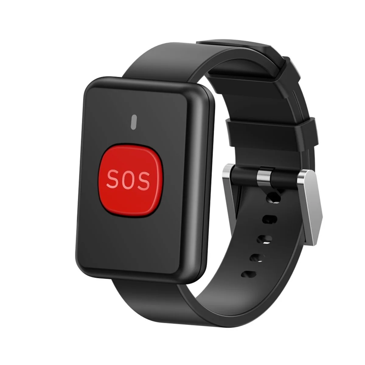 SMIEA 433.92MHz Wrist Watch Call RF RC Transmitter Watch Call Button Wireless SOS Emergency Button for the Elderly Black