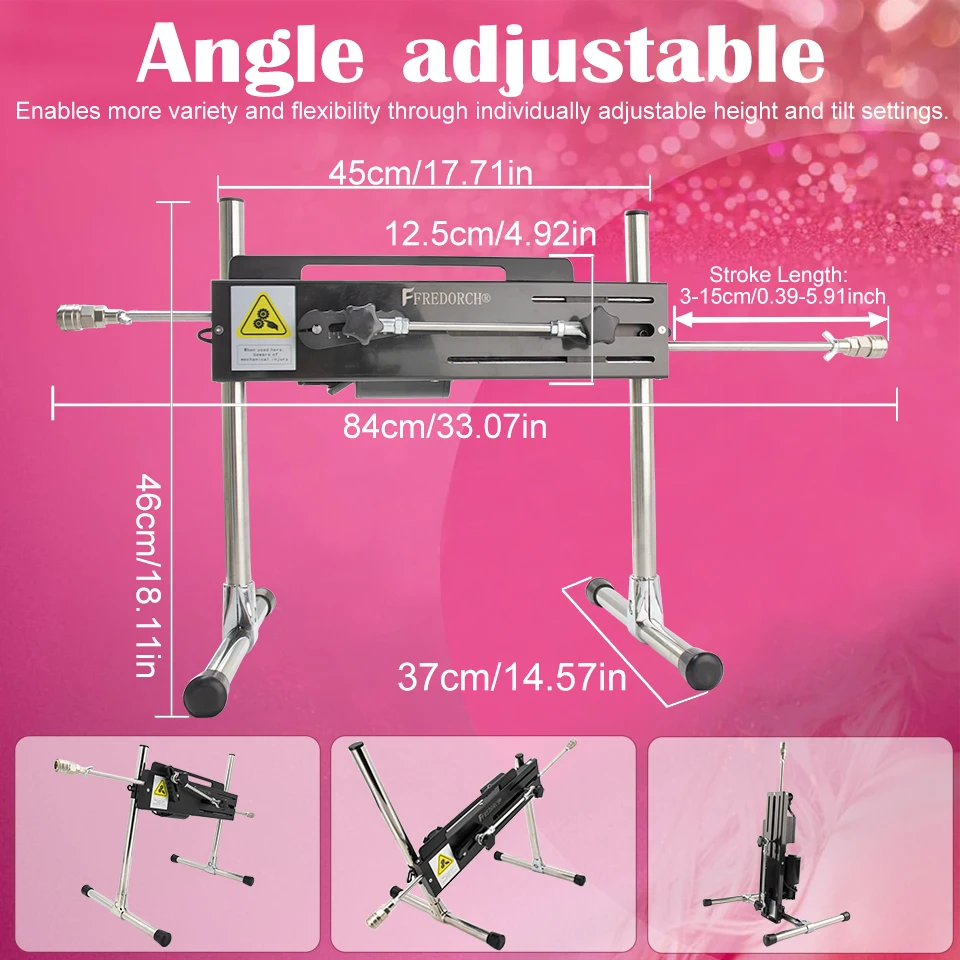 DTSUDU120W App Control Silent Sex Machine for Female and Male Masturbation Telescopic Machine with 2 Rod Sex Toys