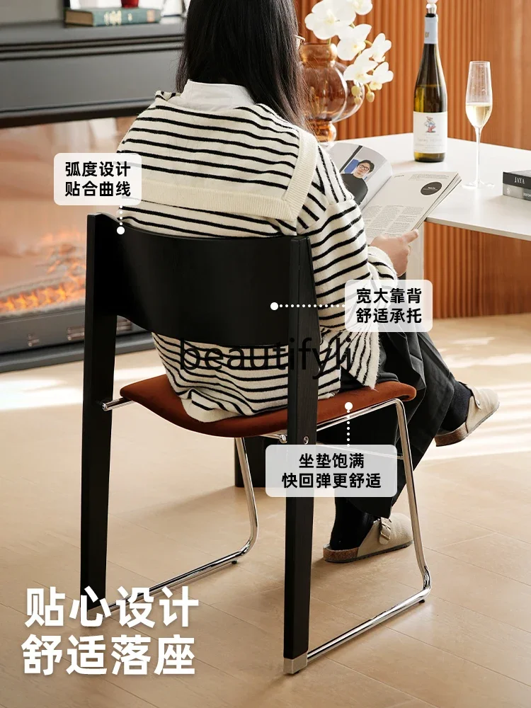 ZzMaigu كرسي طعام منزلي مصمم من العصور الوسطى كرسي تفاوض فردي للمقهى كرسي مكياج فاخر خفيف #2