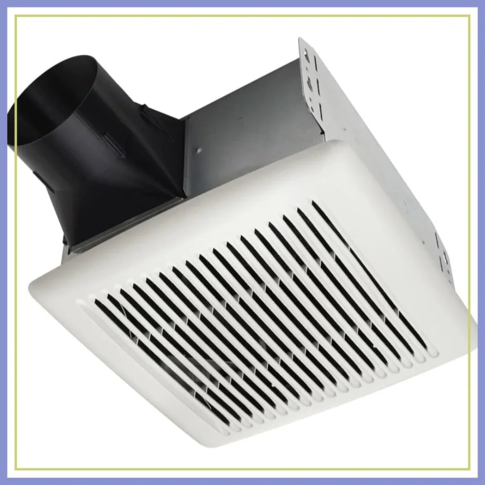 

110 CFM Bathroom Exhaust Fan, Quiet 1.0 Sones, Energy Star, Easy Retrofit Install