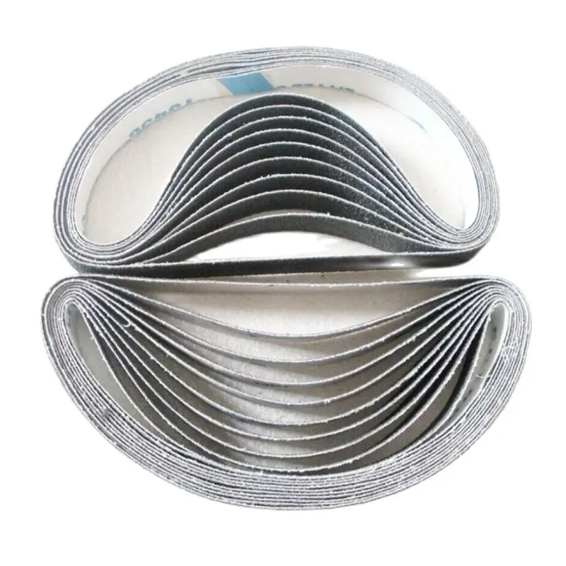 Cinturones de lijado abrasivos accesorios para carpintería de metal lijadora neumática máquina lijadora neumática cinta de aire lijadora de papel