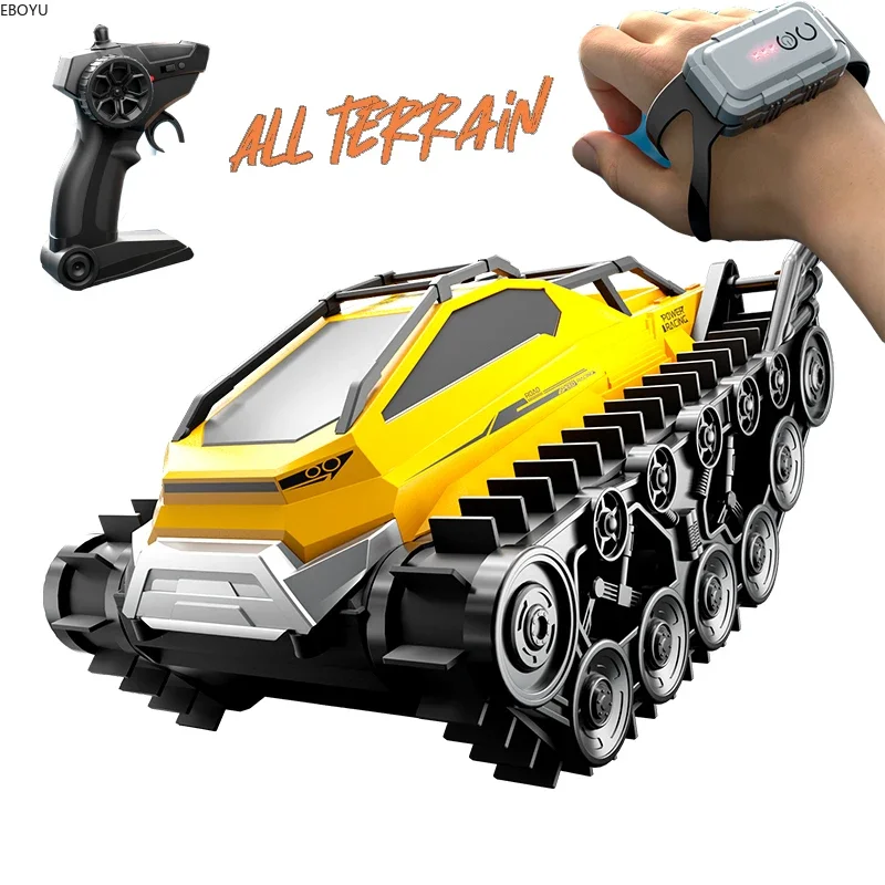 JJRC Q183 RC Tank 2.4G Full Proportional Tracked RC Car Amphibious Tank Remote Control Climbing Off Road Vehicles Toy for Kids