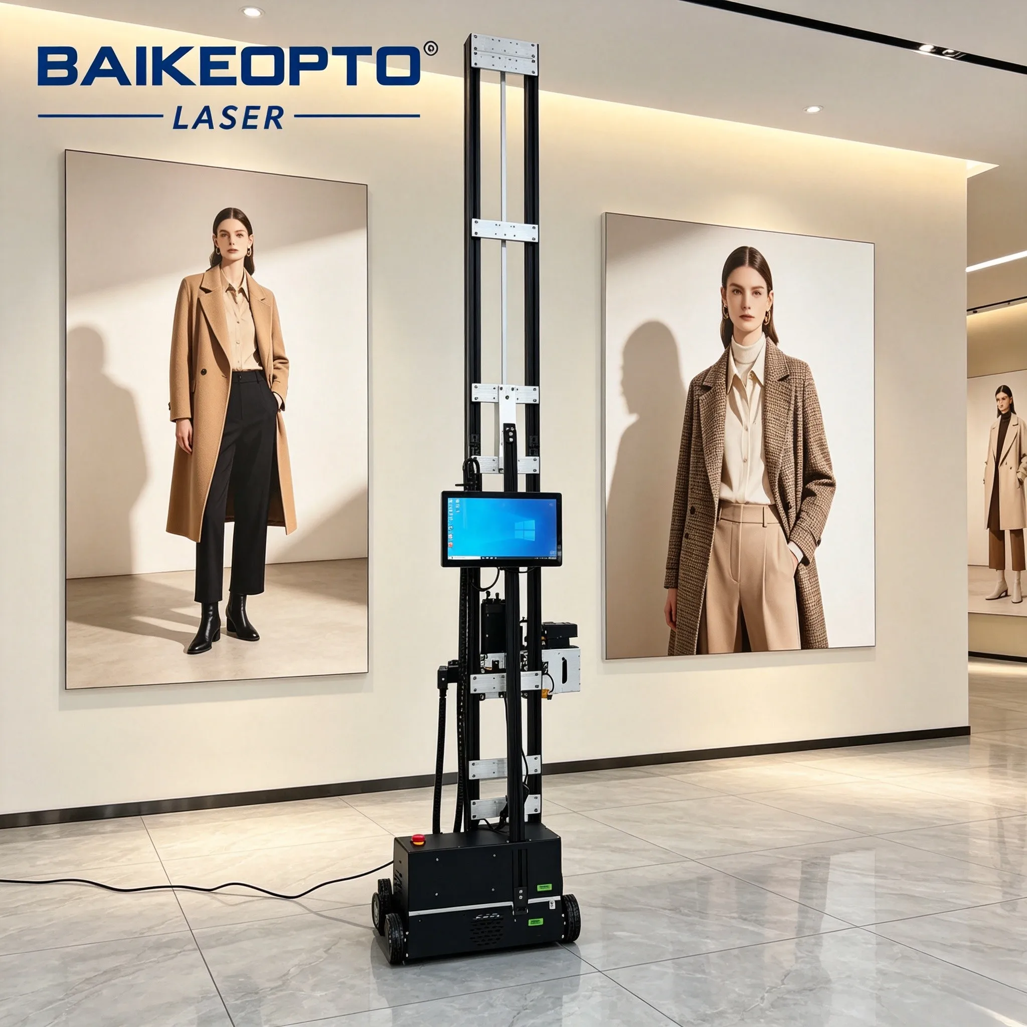 User‑Friendly Vertical Inkjet Wall Printer, High Value 3D UV Printing Device for Decorative Wall Murals and Art Works