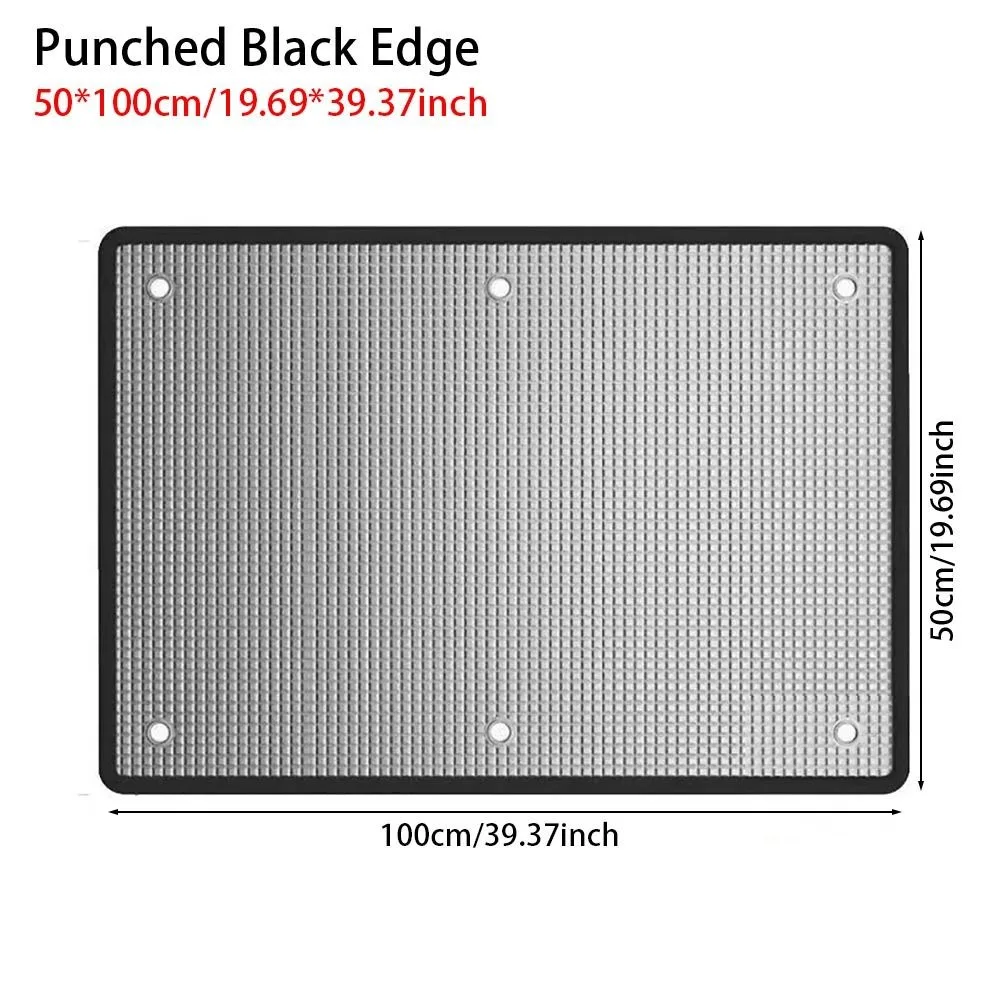 1pc 50cm Width Aluminum Foil Window Insulation Film Anti-UV Removable Sunshade Protector Pad with Suction Cup Double Side