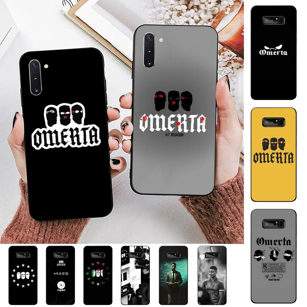 Omerta M-Maes Phone Case For Samsung Note 8 9 10 20 Pro Plus Lite M 10 11 20 30 21 31 51 A 21 22 42 02 03