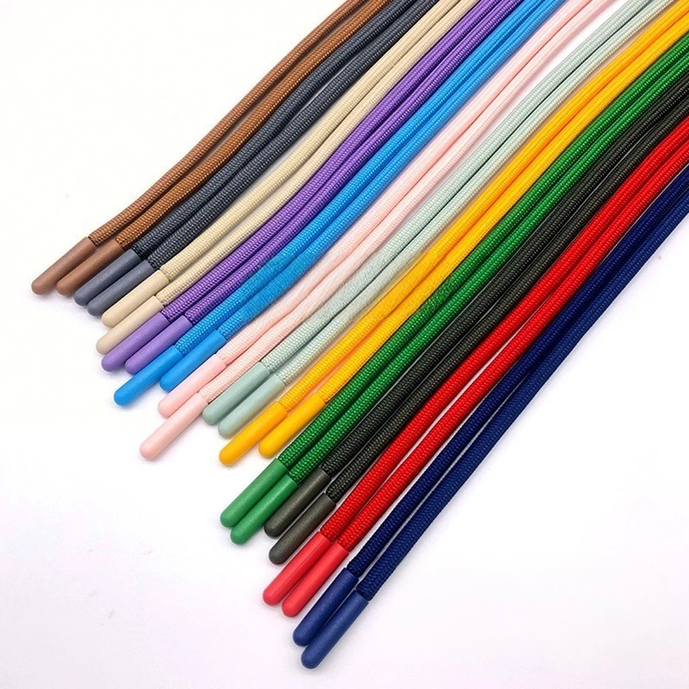 

10Pcs 135cm 5mm Braided Round Cord Hoodie Drawstring Sweatpants Waist Rope DIY Garment Sewing Supplies